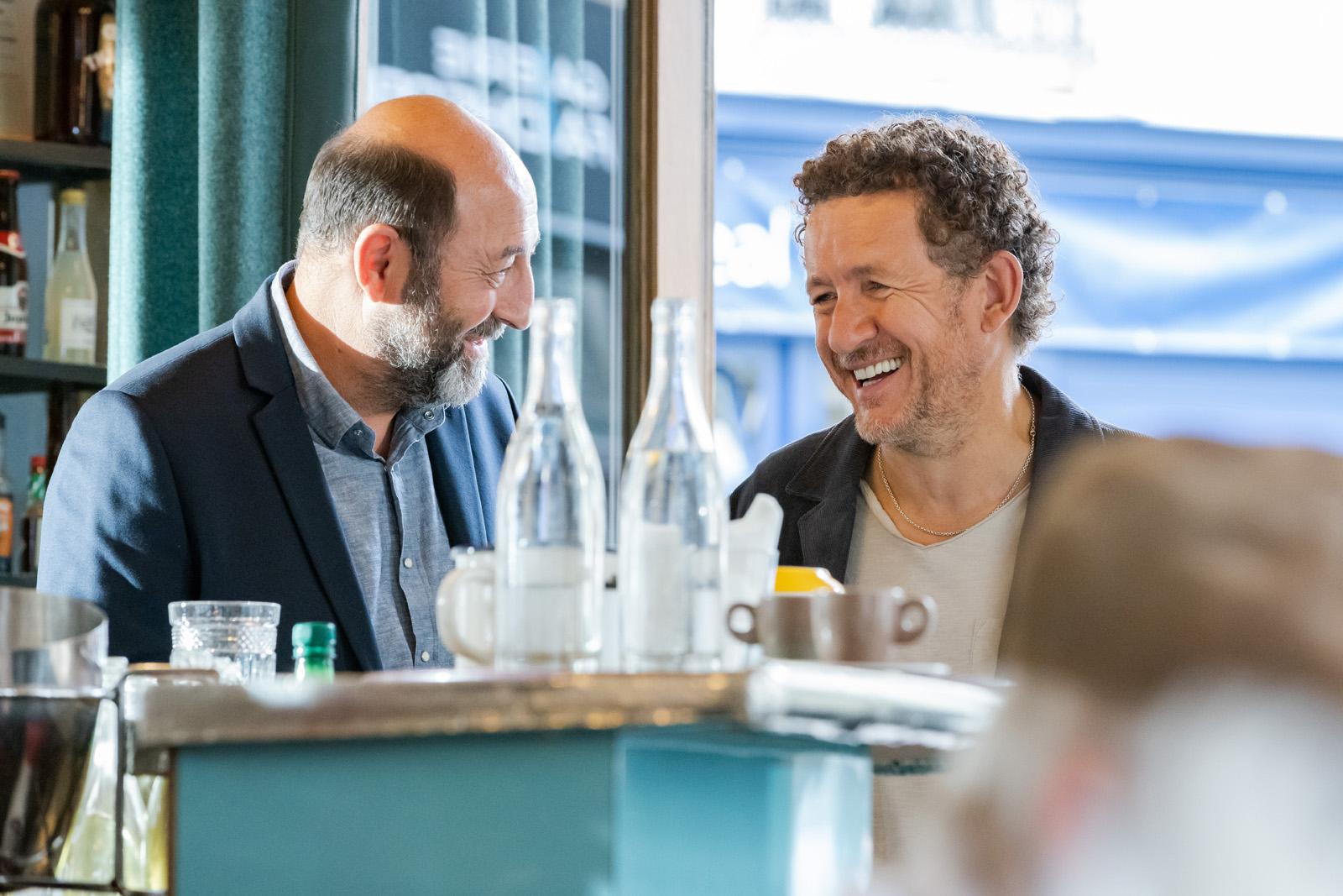 Dany Boon and Kad Merad in La vie pour de vrai (2023)