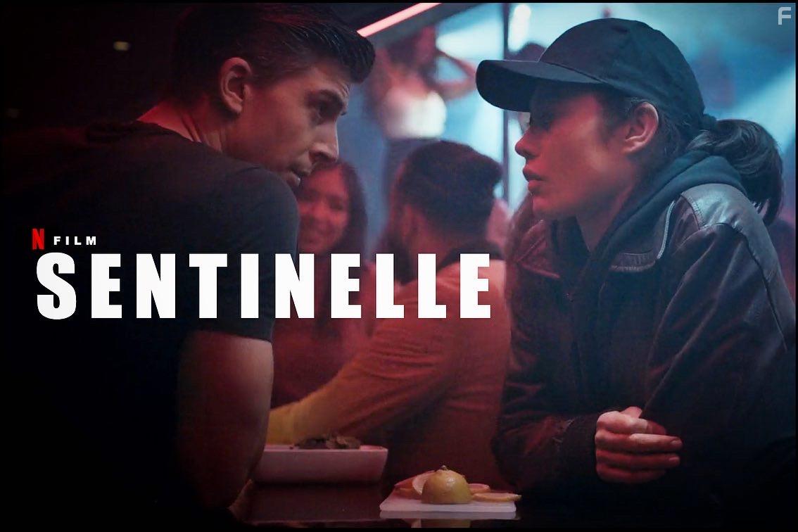 Kevin Lenoir and Olga Kurylenko in Sentinelle (2021)