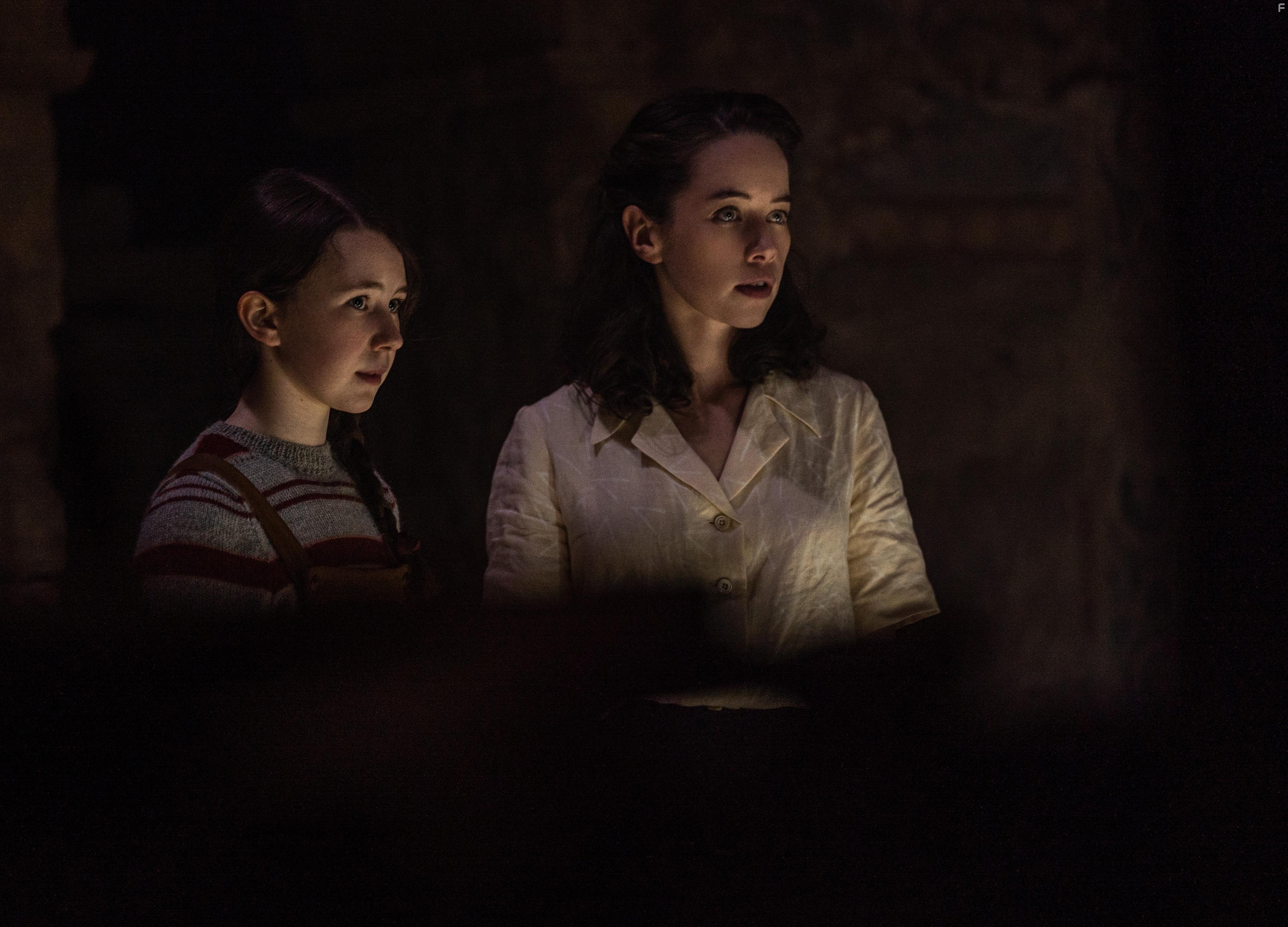 Anna Popplewell and Katelyn Rose Downey in The Nun II (2023)