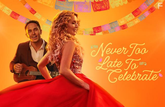 Alexa PenaVega and Carlos PenaVega in Never Too Late to Celebrate (2023)