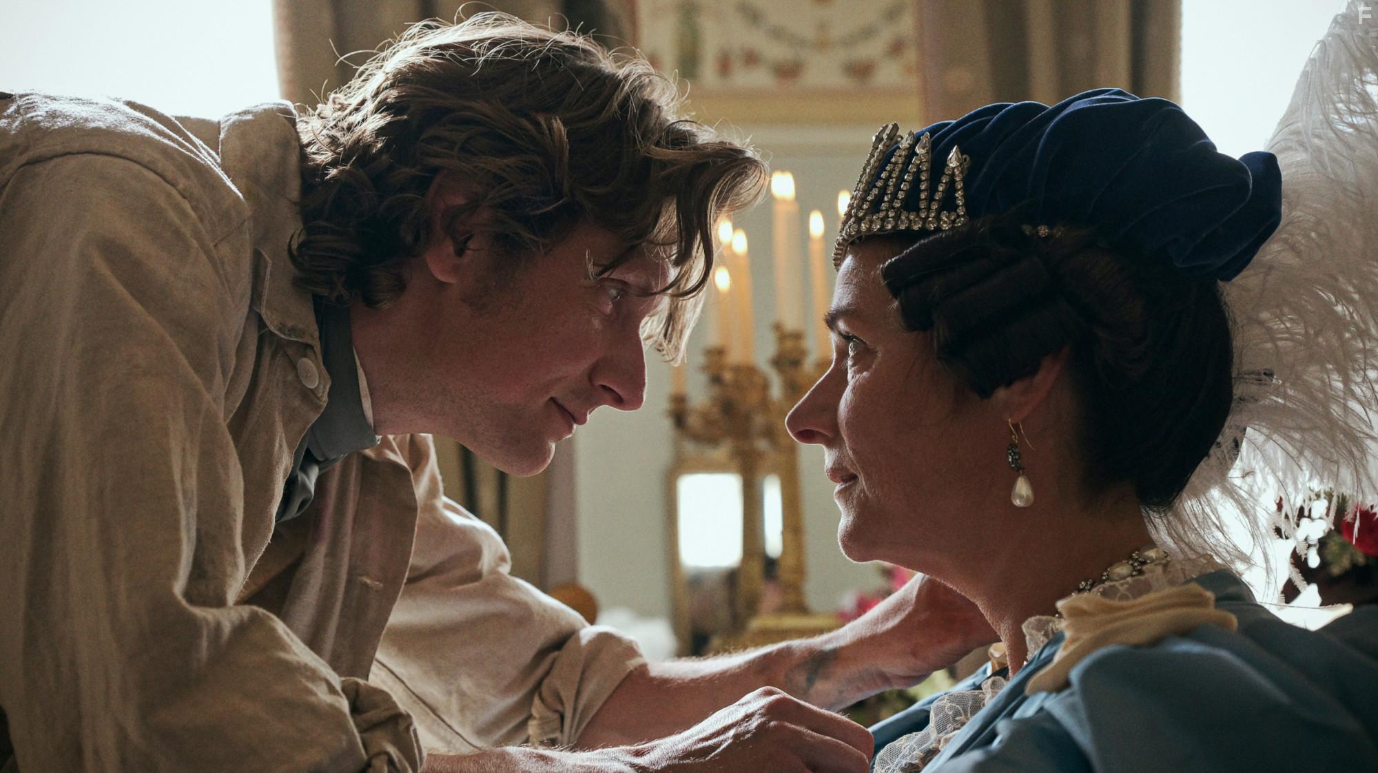 Sidse Babett Knudsen and Mikkel Boe Flsgaard in Ehrengard: The Art of Seduction (2023)