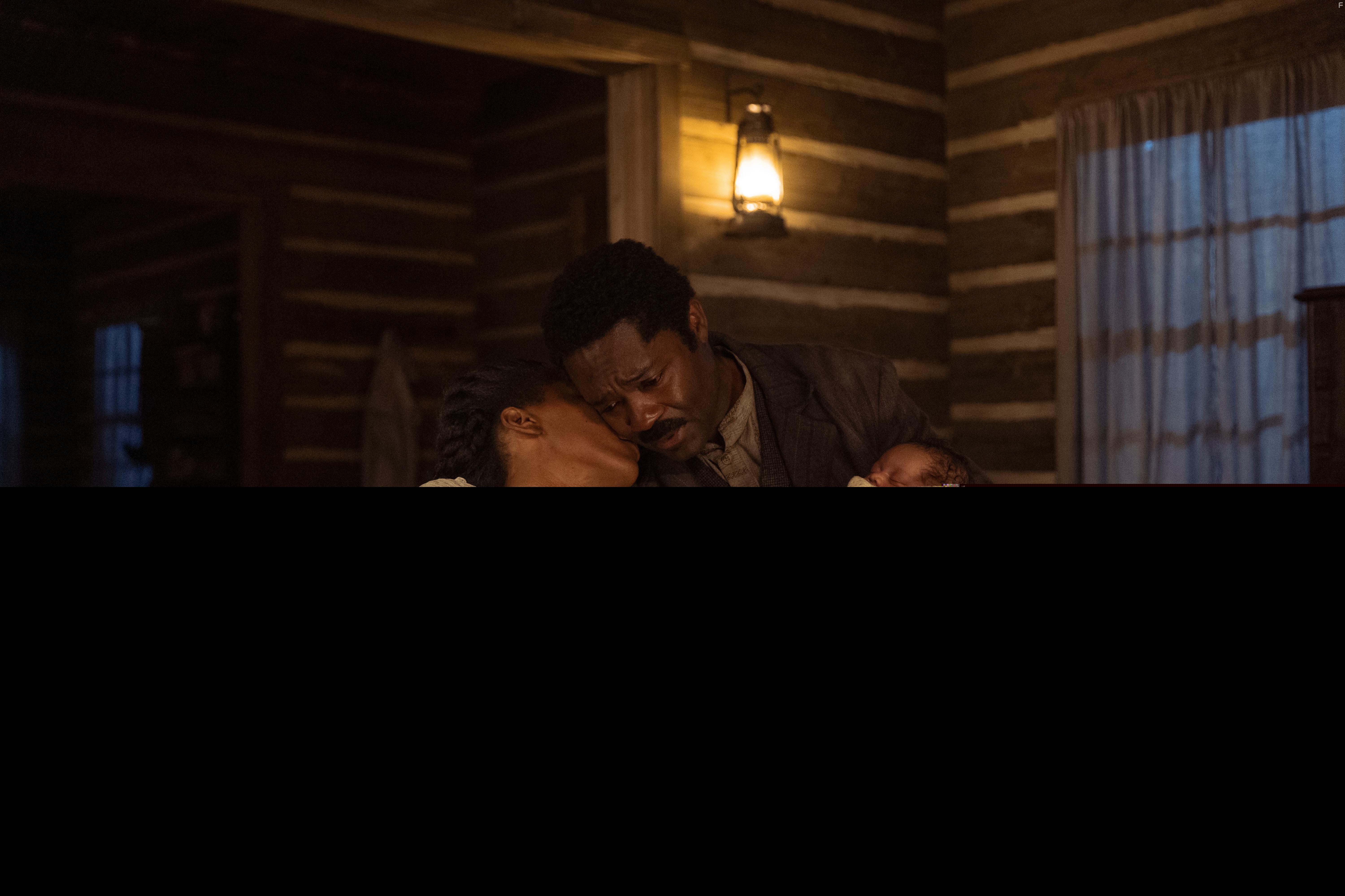 David Oyelowo and Lauren E. Banks in Lawmen: Bass Reeves (2023)