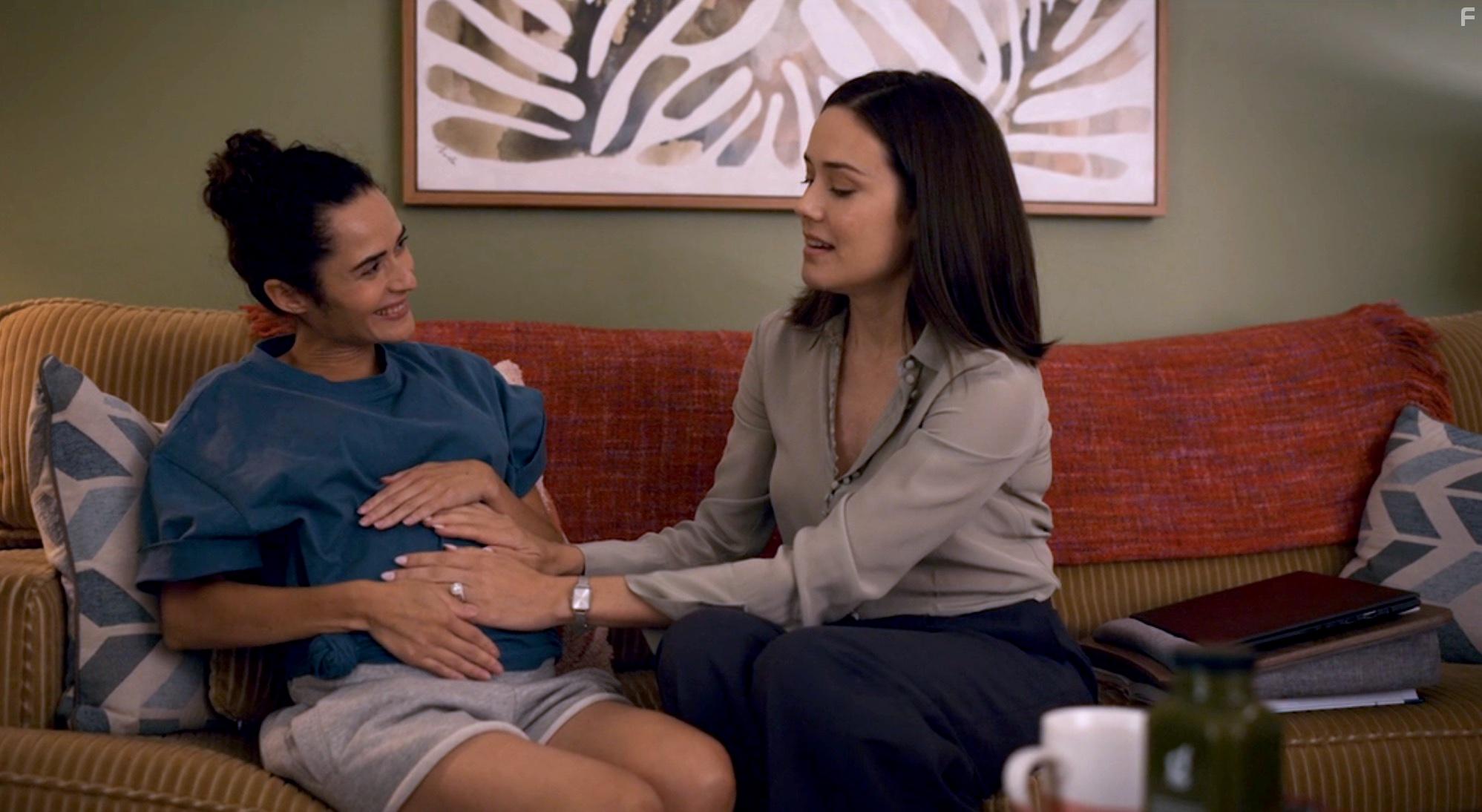 Megan Boone and Stephanie Nogueras in Accused: Ava's Story (2023)