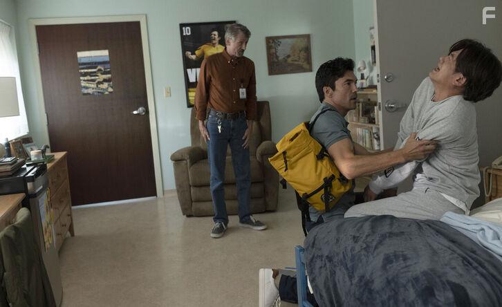 Brock Johnson, Ian Anthony Dale, and Takashi Yamaguchi in Accused: Jiro's Story (2023)