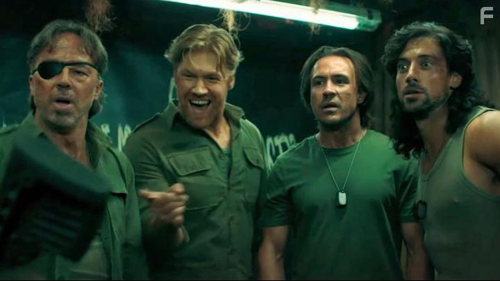 Kick Gurry, Alexander England, Lincoln Younes, and Ben O'Toole in C*A*U*G*H*T (2023)