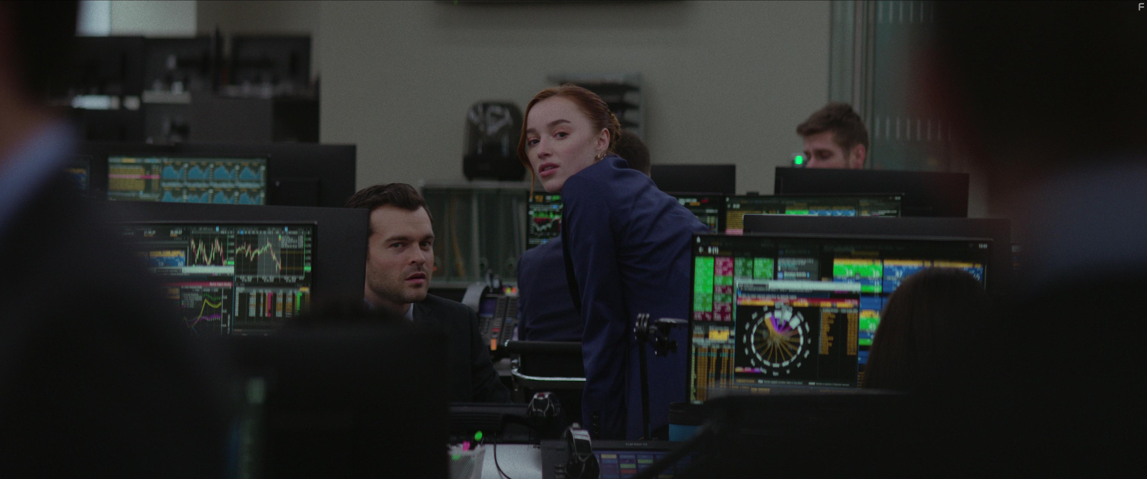 Alden Ehrenreich and Phoebe Dynevor in Fair Play (2023)