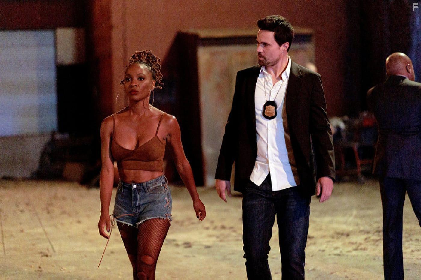Shanola Hampton and Brett Dalton in Found: Pilot (2023)