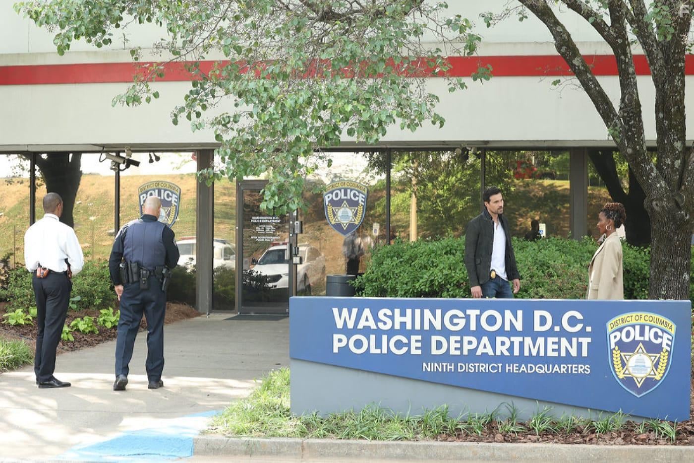 Shanola Hampton and Brett Dalton in Found: Pilot (2023)