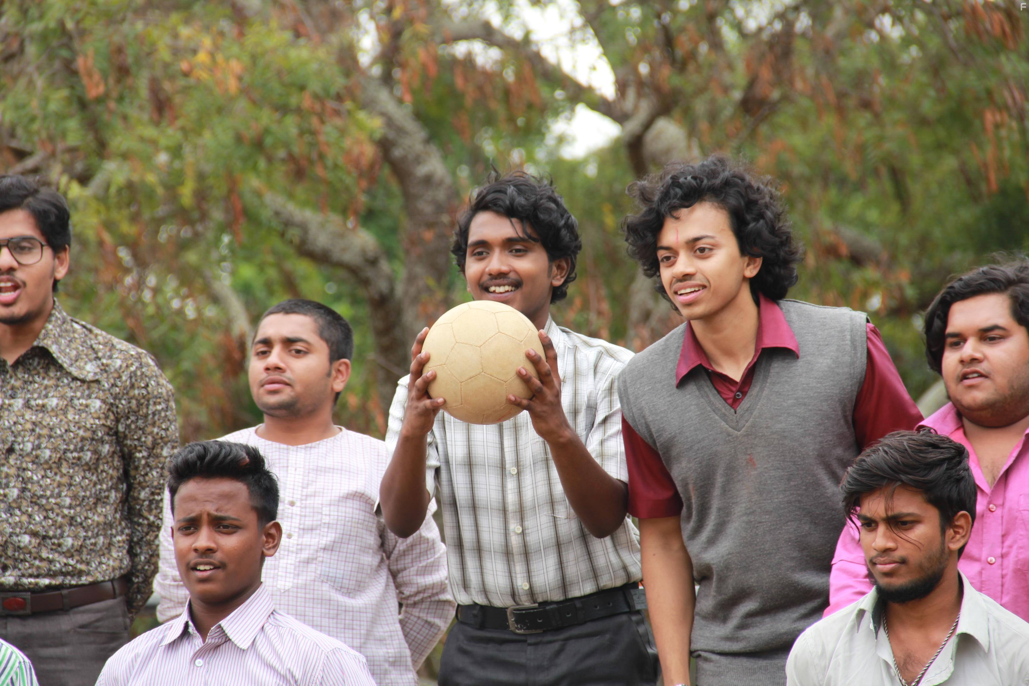 Srivatsa, Aditya Ashree, Supreeth Bharadwaj, Aashith, and Abhay in Daredevil Musthafa (2023)