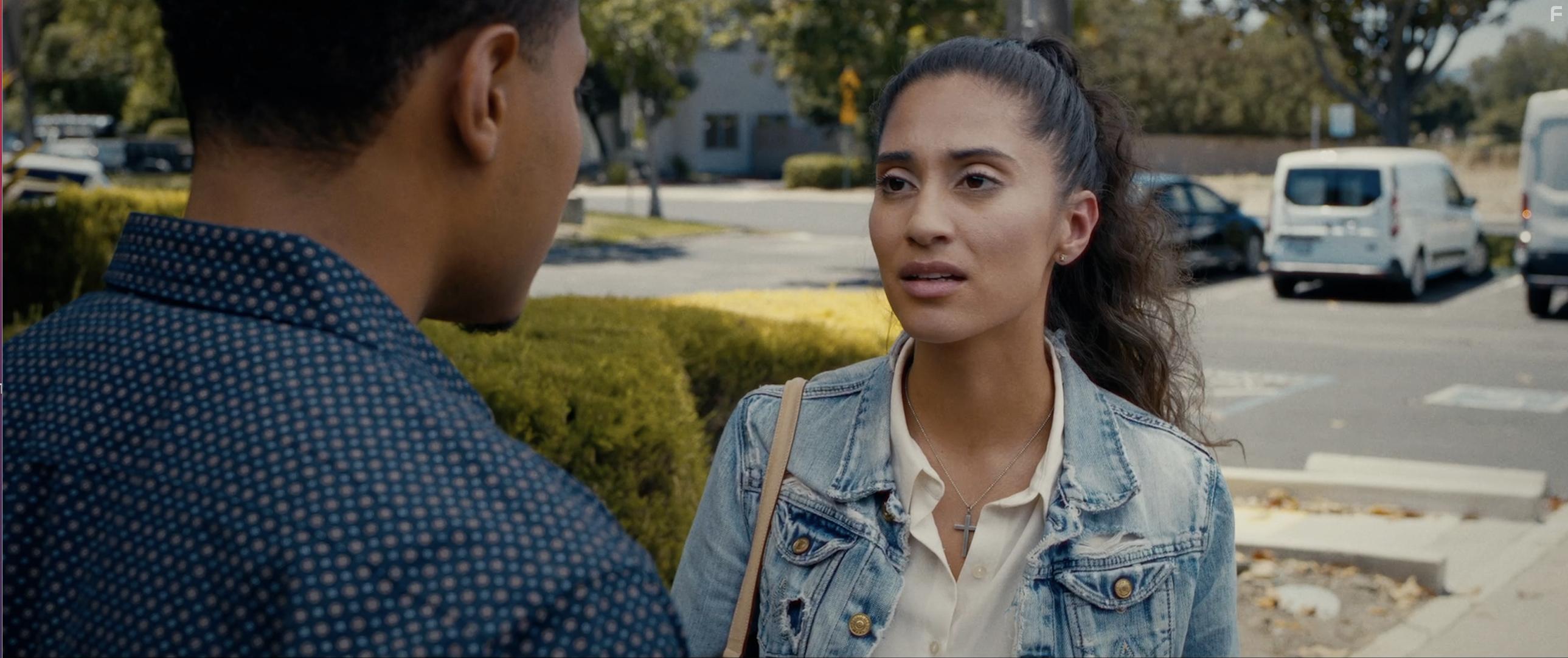 Natalia Dominguez and Diallo Thompson in Senior Year: Love Never Fails (2023)