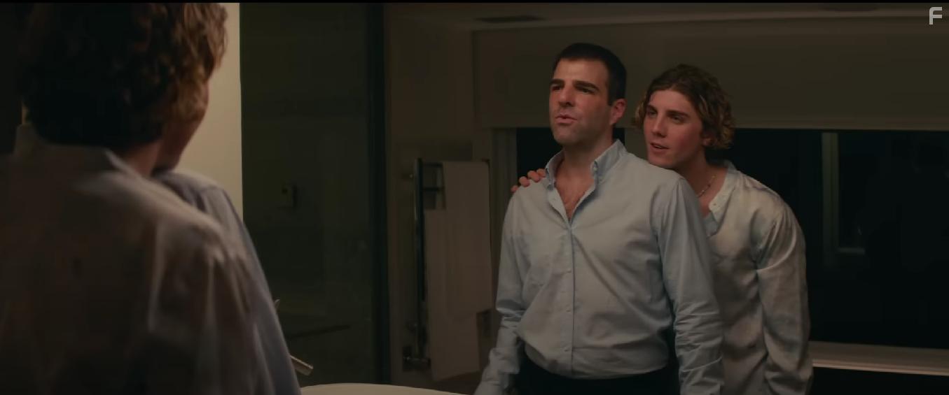 Zachary Quinto and Lukas Gage in Down Low (2023)