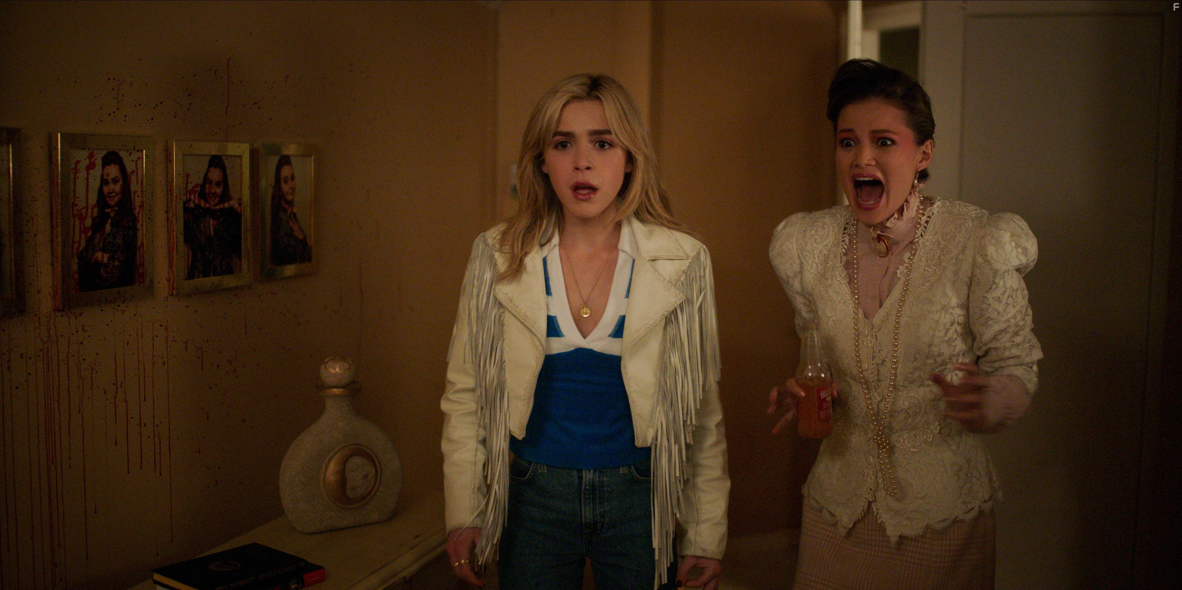 Kiernan Shipka and Olivia Holt in Totally Killer (2023)