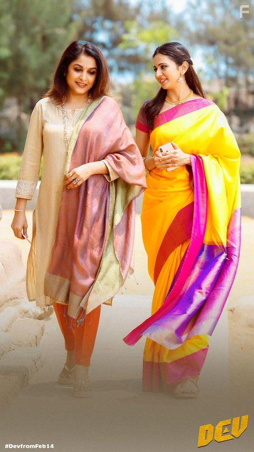 Ramya Krishnan and Rakul Preet Singh in Dev (2019)