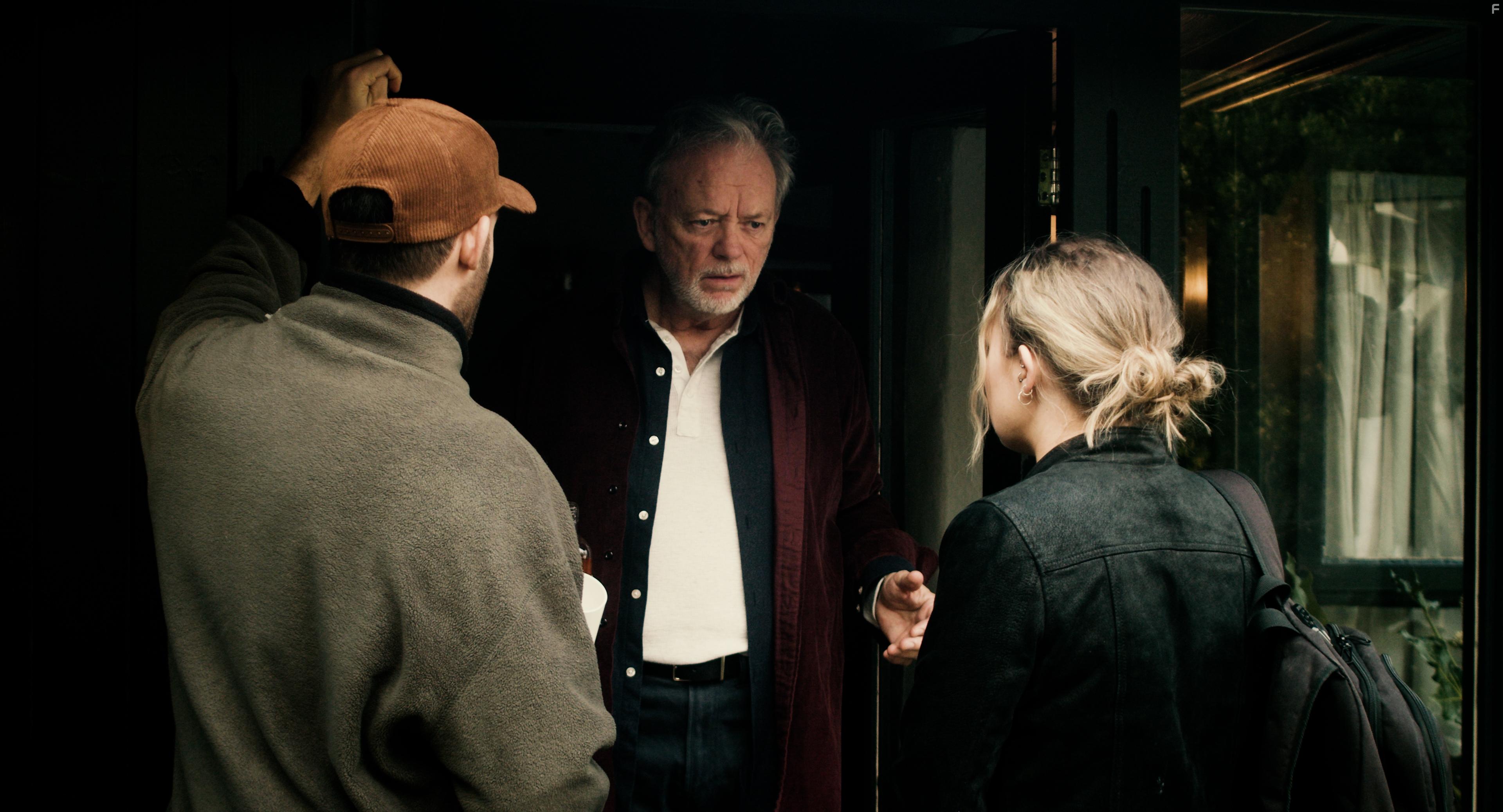 Nina Holland-Smith, Grahame Edwards, and Neizan Fernandez in Talking to Ghosts (2023)