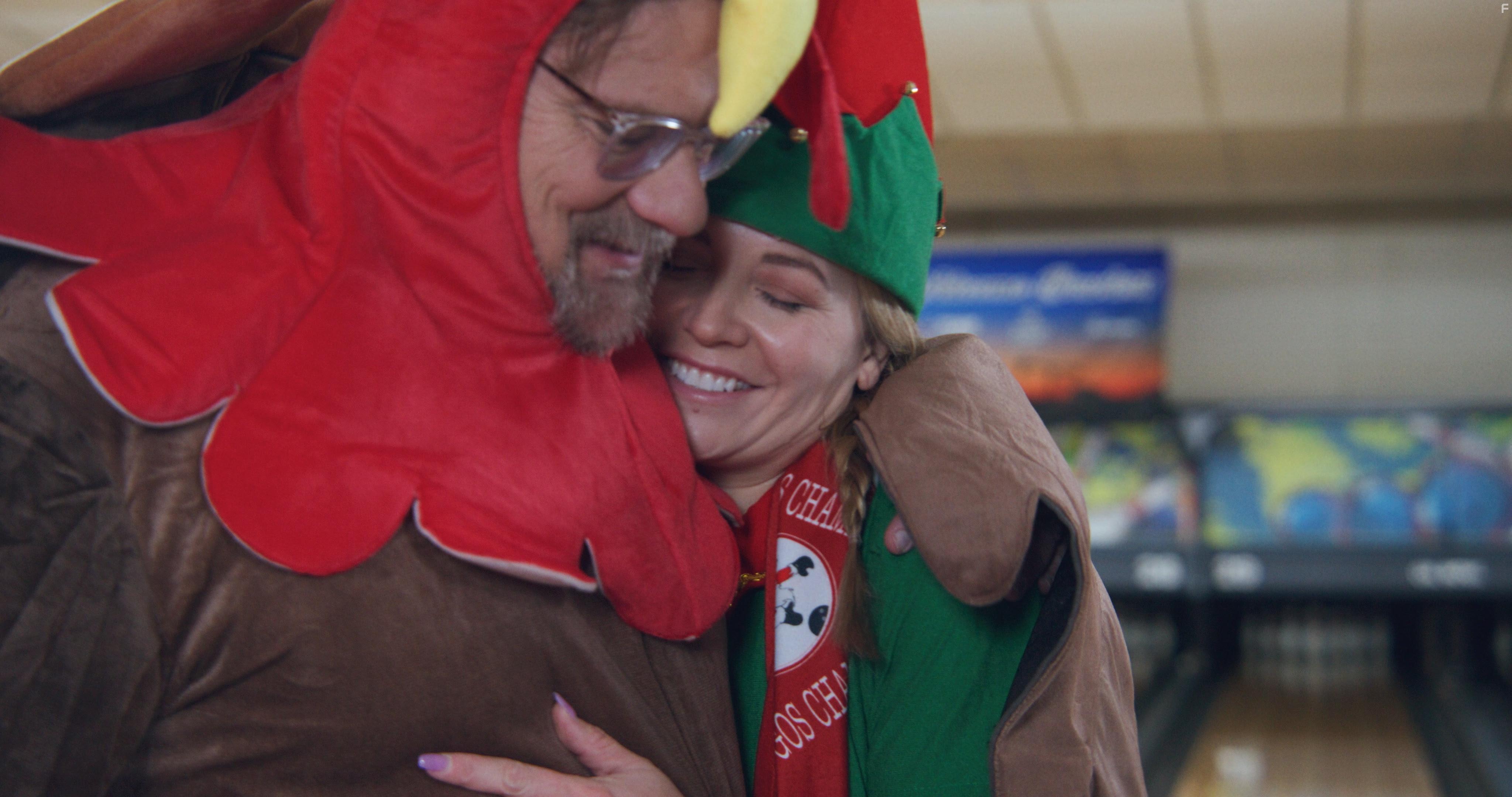 Kevin P. Farley and Brooke Lyons in Grumpy Old Santa (2023)