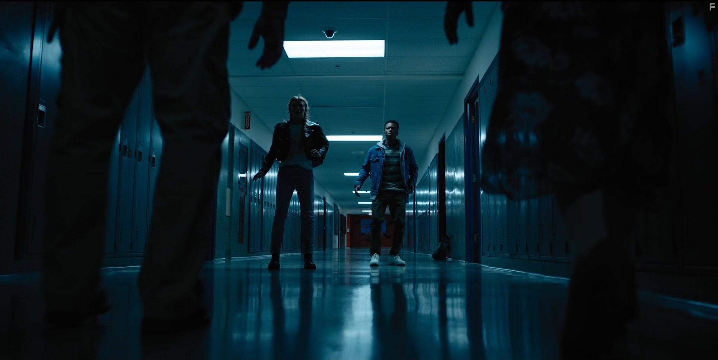 Marlon Kazadi and Madi Monroe in Zombie Town (2023)