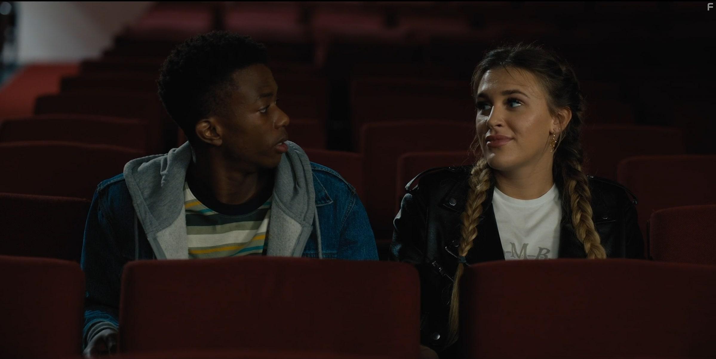 Marlon Kazadi and Madi Monroe in Zombie Town (2023)
