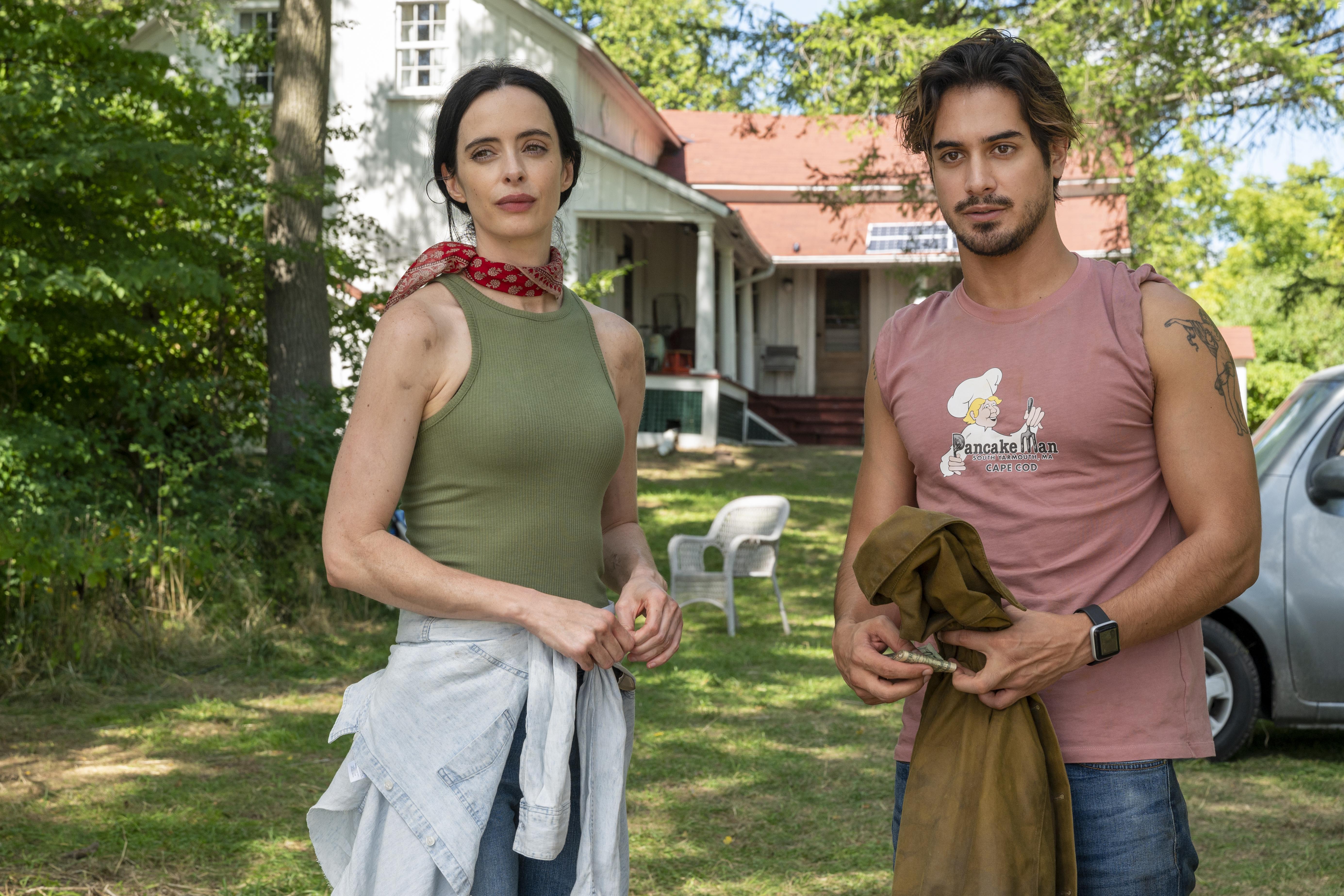Krysten Ritter and Avan Jogia in Orphan Black: Echoes (2024)