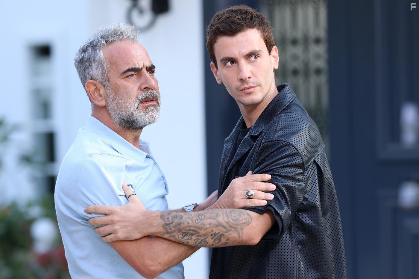 Yurdaer Okur and Bertan Asllani in Yabani (2023)