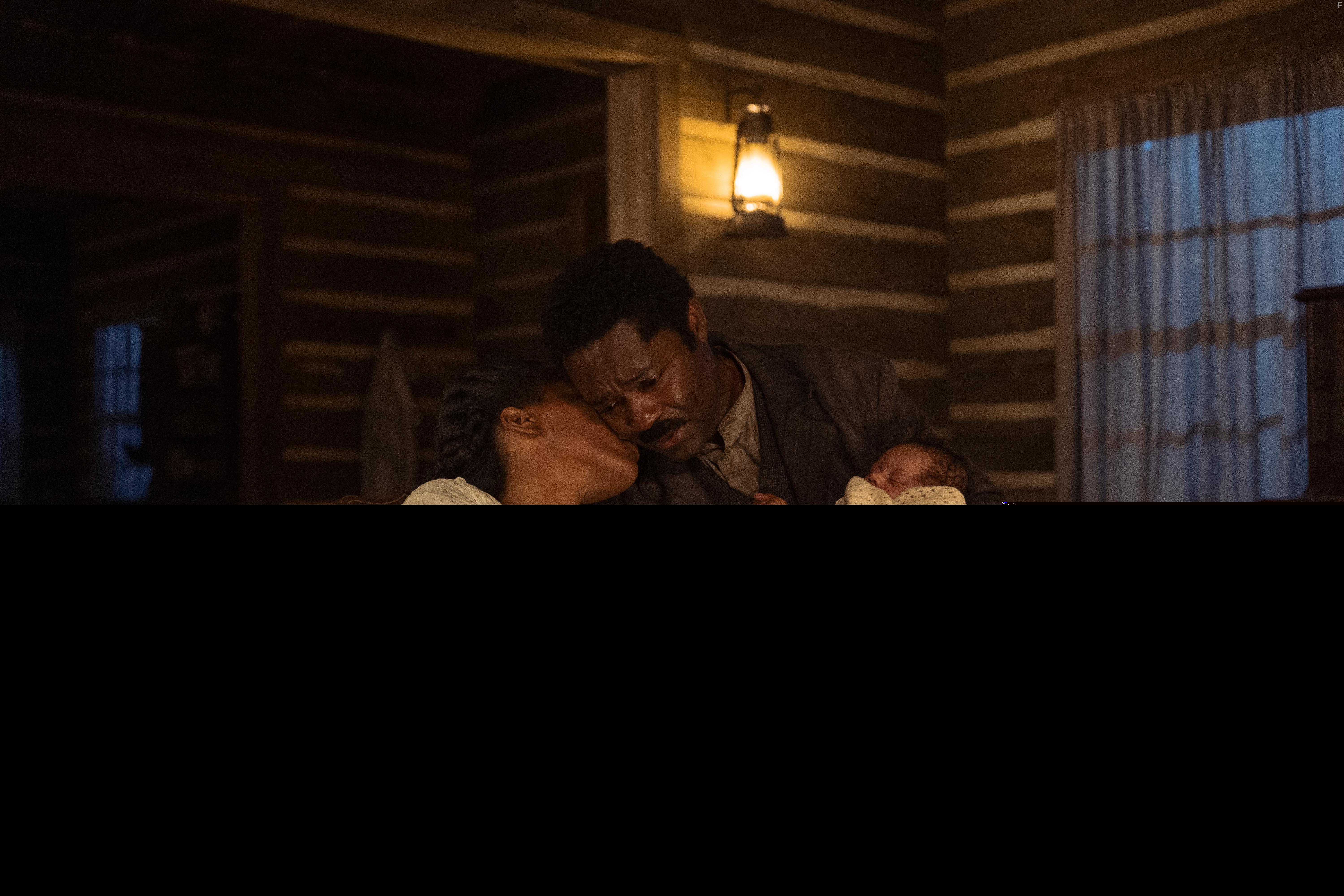David Oyelowo and Lauren E. Banks in Lawmen: Bass Reeves (2023)