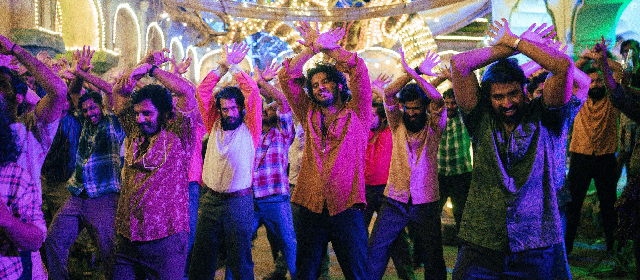 Shammi Thilakan and Dulquer Salmaan in King of Kotha (2023)