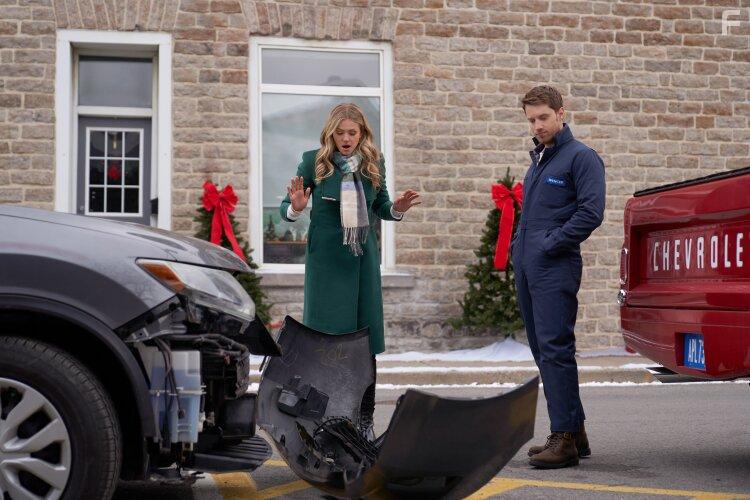 Jonathan Keltz and Rebecca Dalton in Christmas by Design (2023)