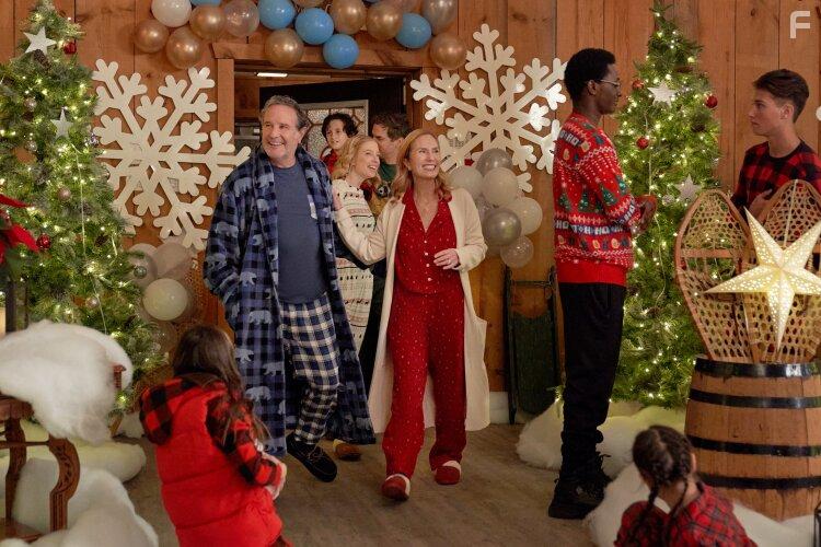 Tomas Chovanec, Susan Hamann, Tim Progosh, and Joanna Douglas in Christmas by Design (2023)