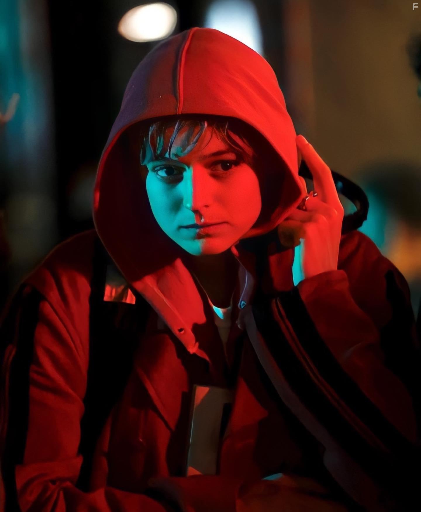 Emma Corrin in A Murder at the End of the World (2023)