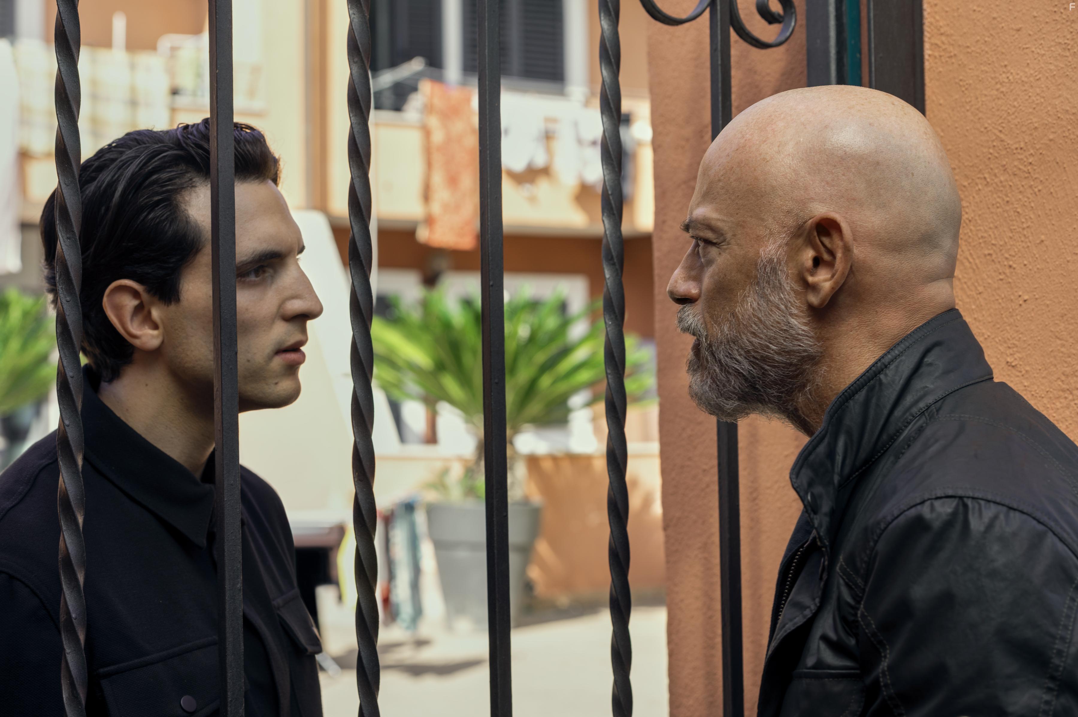 Filippo Nigro and Giacomo Ferrara in Suburrterna (2023)