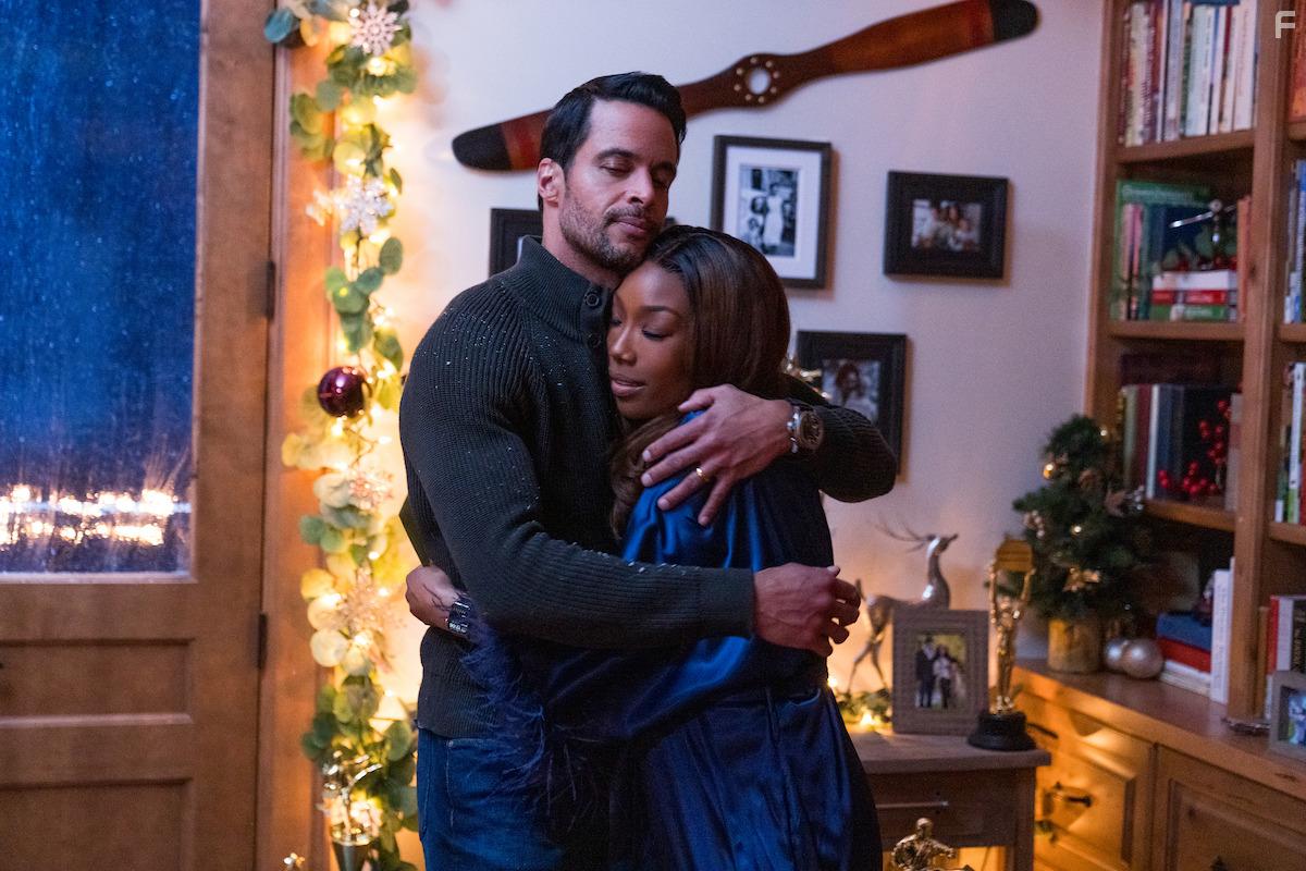 Matt Cedeo and Brandy Norwood in Best. Christmas. Ever! (2023)