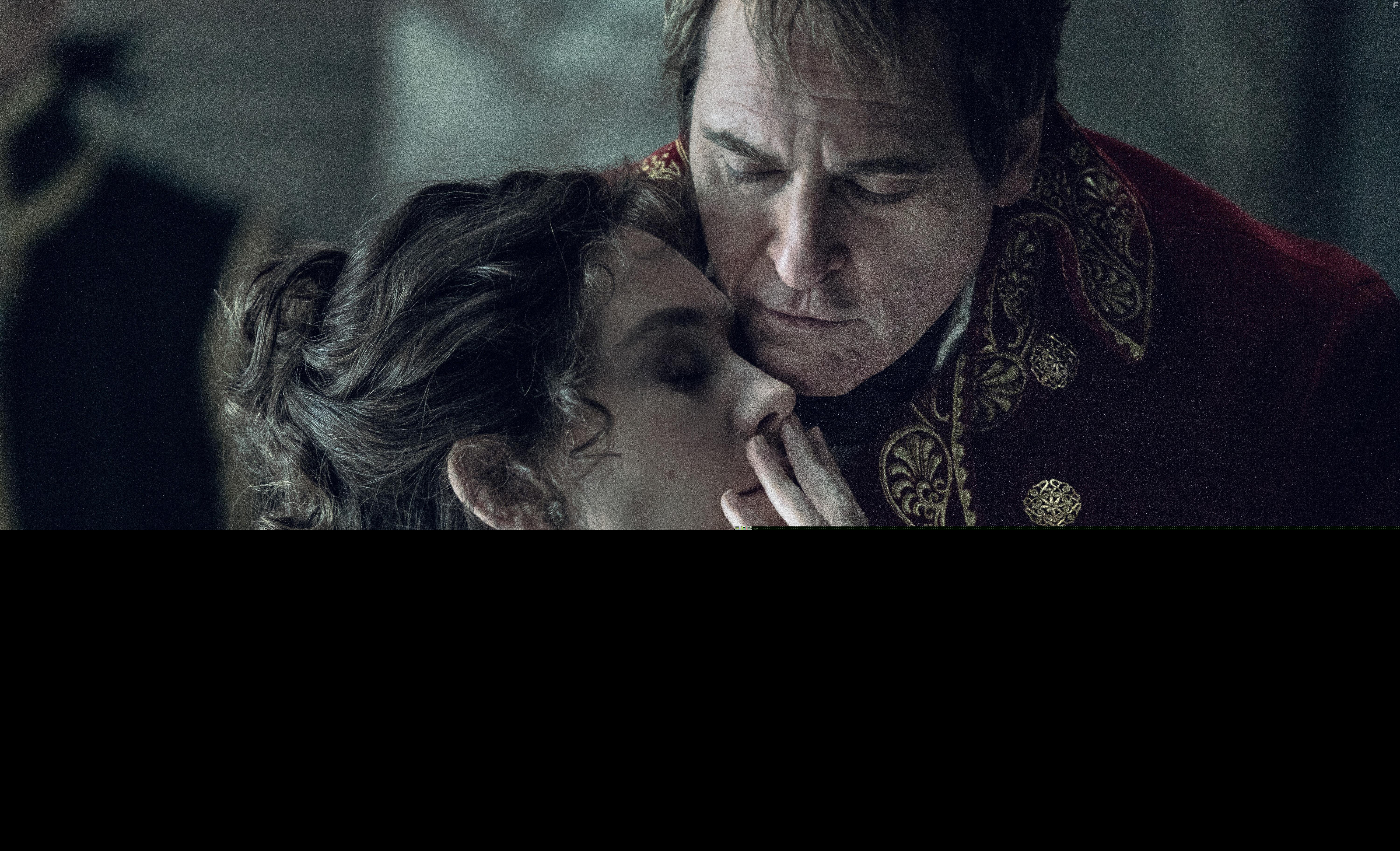 Joaquin Phoenix and Vanessa Kirby in Napoleon (2023)
