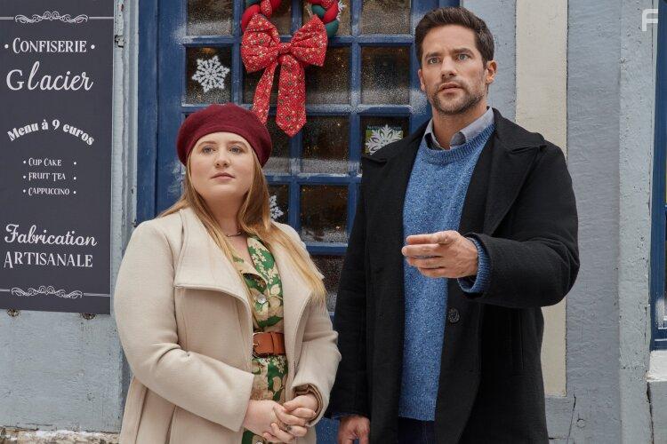 Brant Daugherty and Jaicy Elliot in Joyeux Noel (2023)