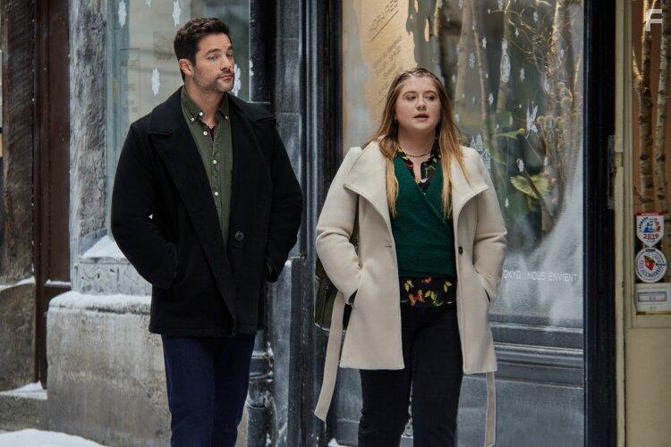 Brant Daugherty and Jaicy Elliot in Joyeux Noel (2023)