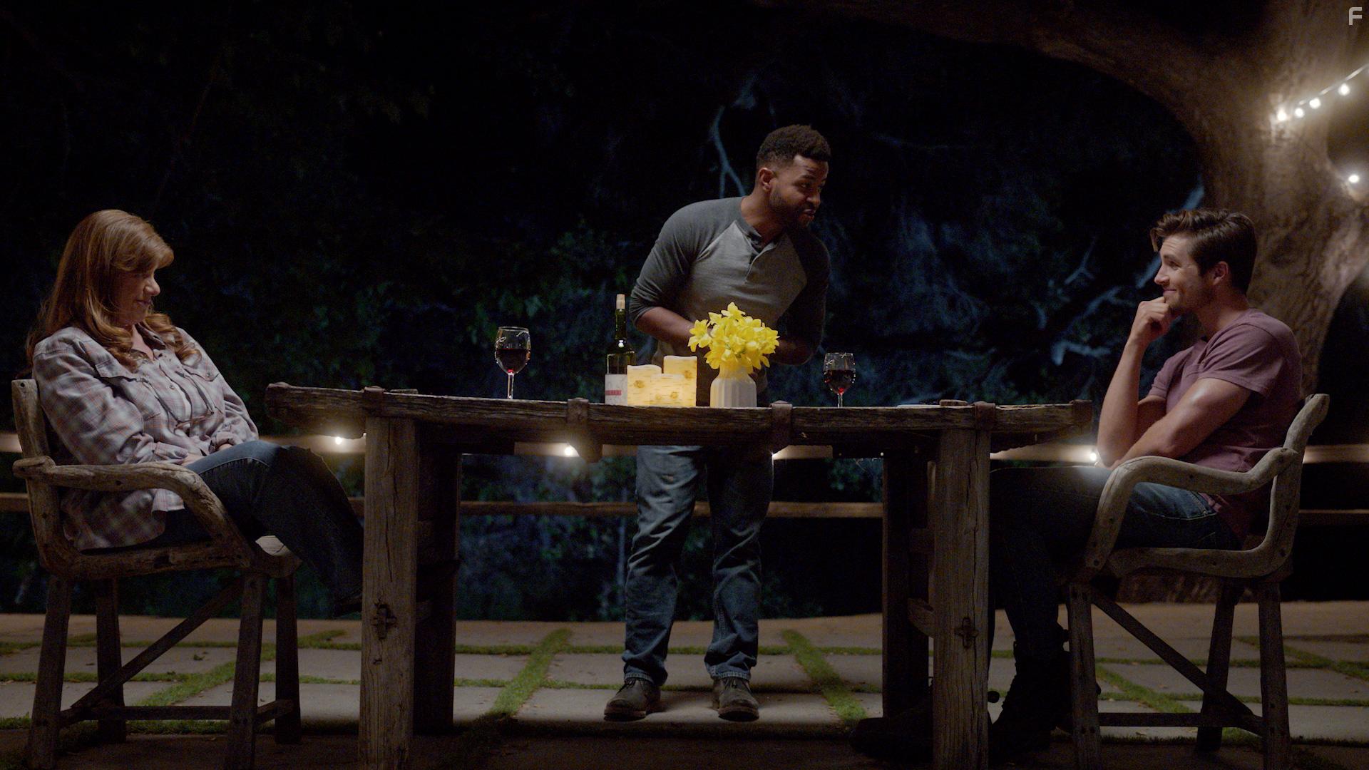 Eliza Roberts, Marcelo Kirk, and Marc Herrmann in Love at the Lodge (2022)