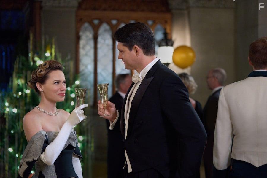 Bethany Joy Lenz and Kristoffer Polaha in A Biltmore Christmas (2023)