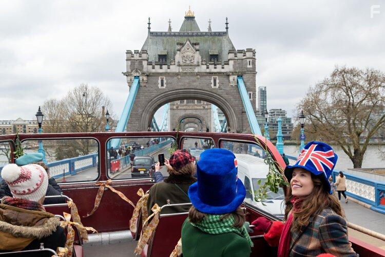 Joelle Rae and Sarah Ramos in Christmas in Notting Hill (2023)