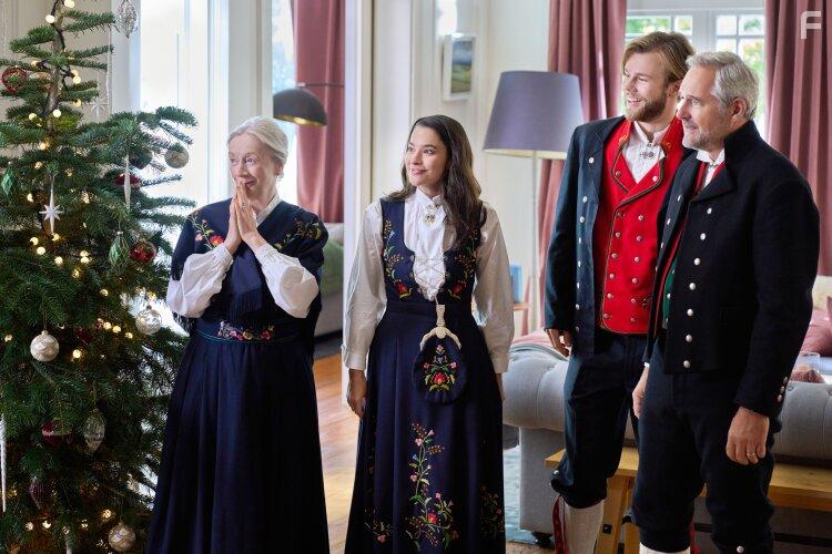 Deirdre Monaghan, Conor Mullen, Rhiannon Fish, and David Elsendoorn in My Norwegian Holiday (2023)