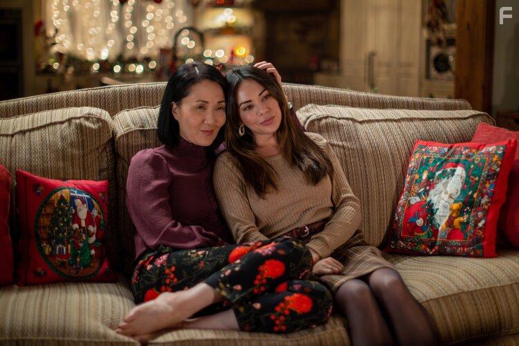 Linda Ko and Janel Parrish in Never Been Chris'd (2023)