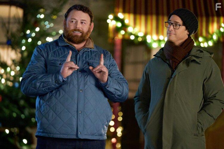 Will Kemp and Michael Hough in A Not So Royal Christmas (2023)