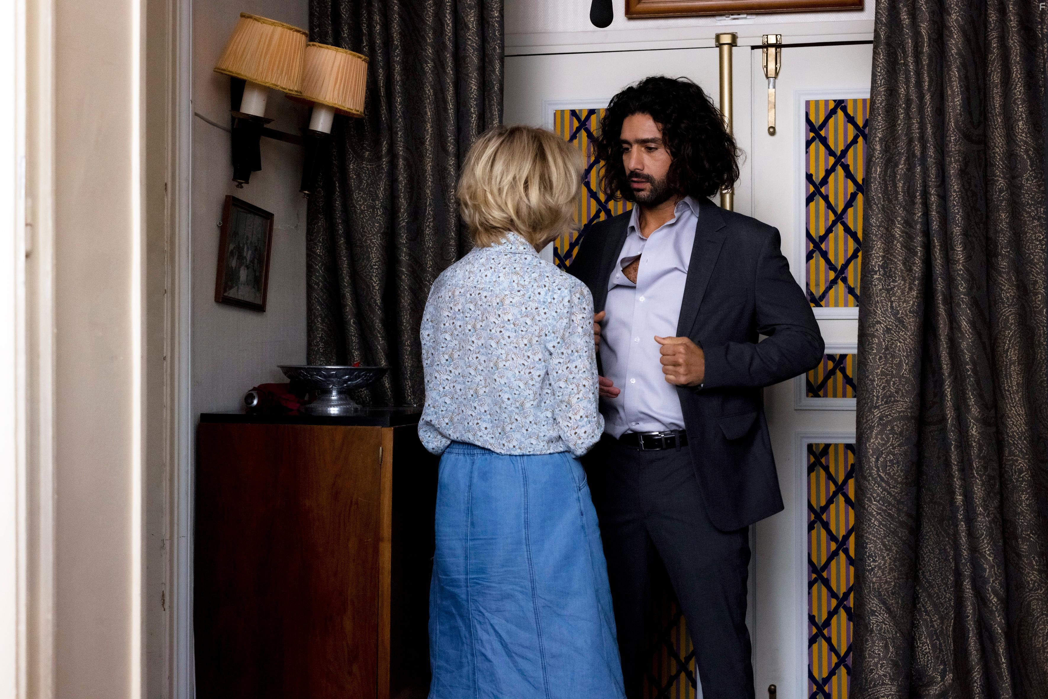 Salim Kechiouche and Miou-Miou in Constance aux Enfers (2022)