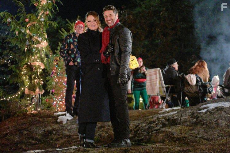 Mark Ghanim and Kimberley Sustad in To All A Good Night (2023)