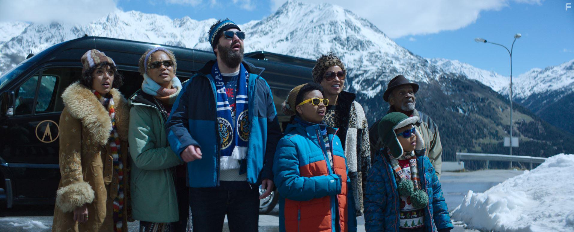 Angela Griffin, Ram John Holder, Daniel Mays, Joseph Obasohan, Harris Kiiza, Natalie Gumede, and Cora Kirk in Your Christmas or Mine 2 (2023)