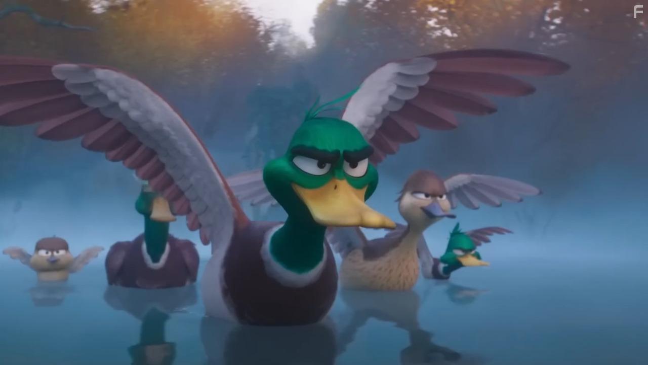 Tress MacNeille, Chris Renaud, Russi Taylor, and Benjamin Renner in Migration (2023)