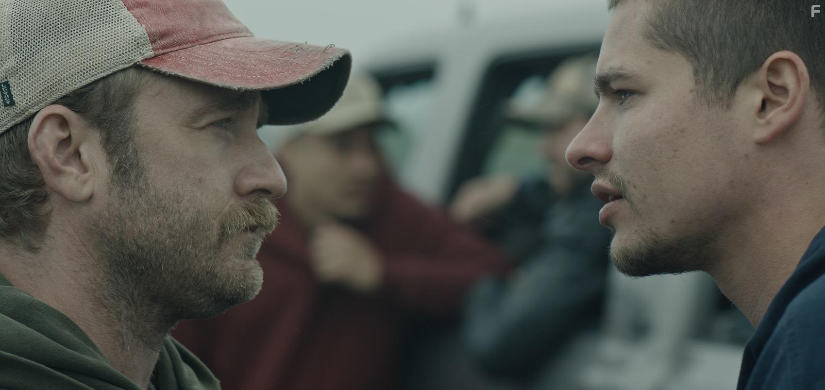 Ben Foster and Toby Wallace in Finestkind (2023)