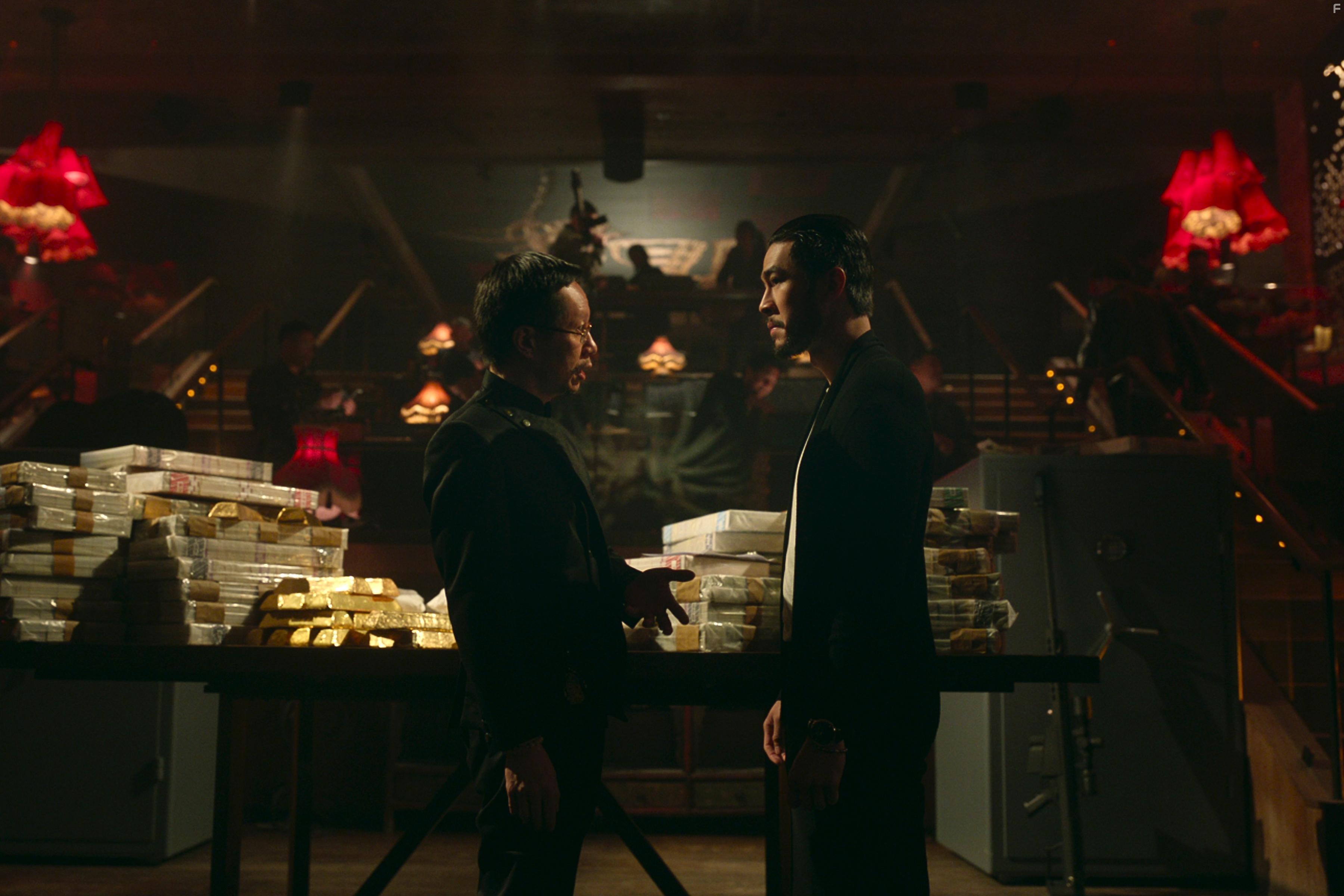 Zhan Wang and Justin Chien in The Brothers Sun (2024)