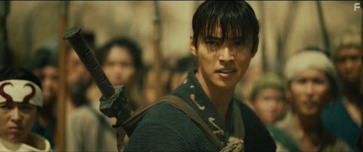 Kento Yamazaki and Nana Seino in Kingdom: Unmei no Hono (2023)