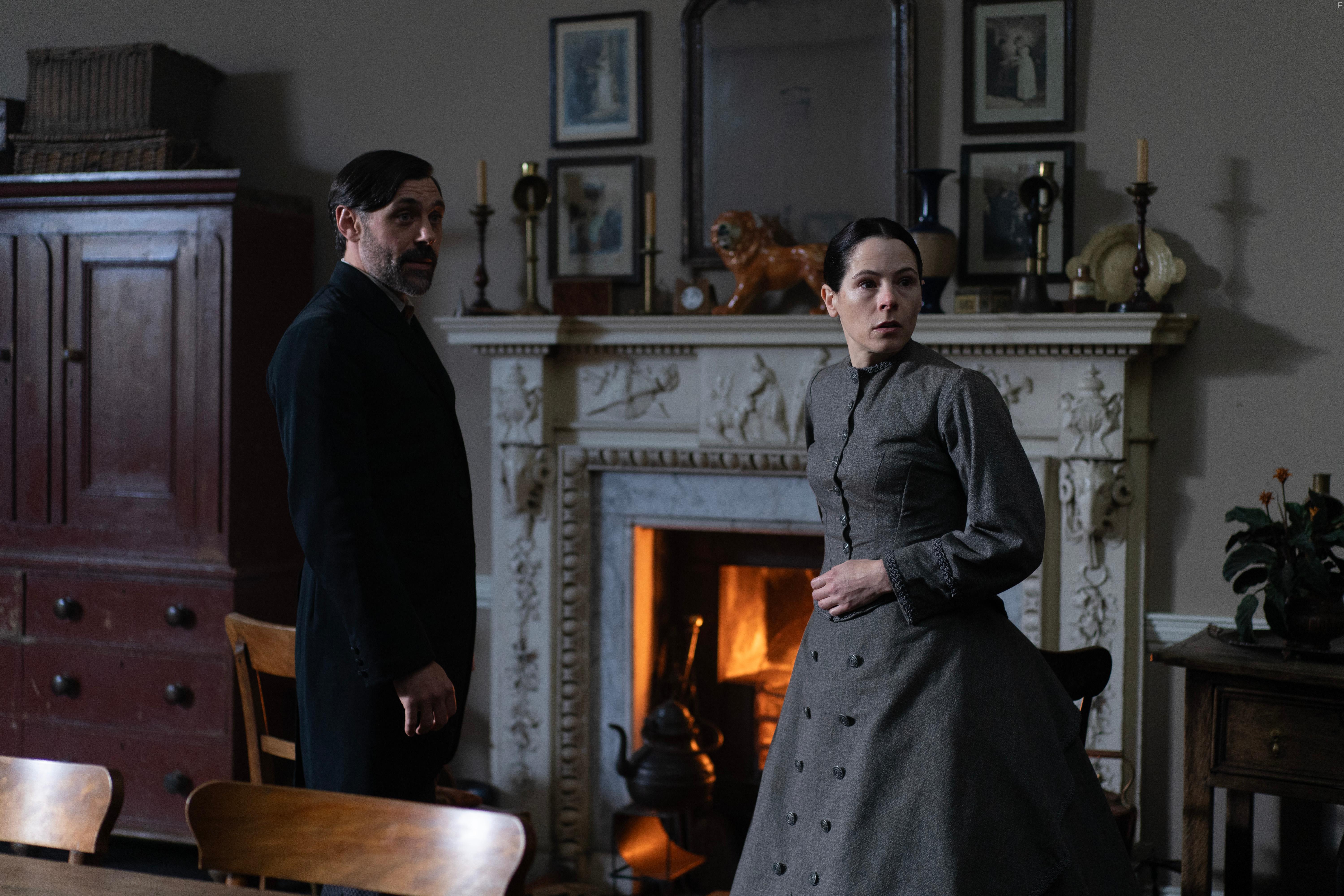 Elaine Cassidy and Liam Garrigan in Belgravia: The Next Chapter (2024)