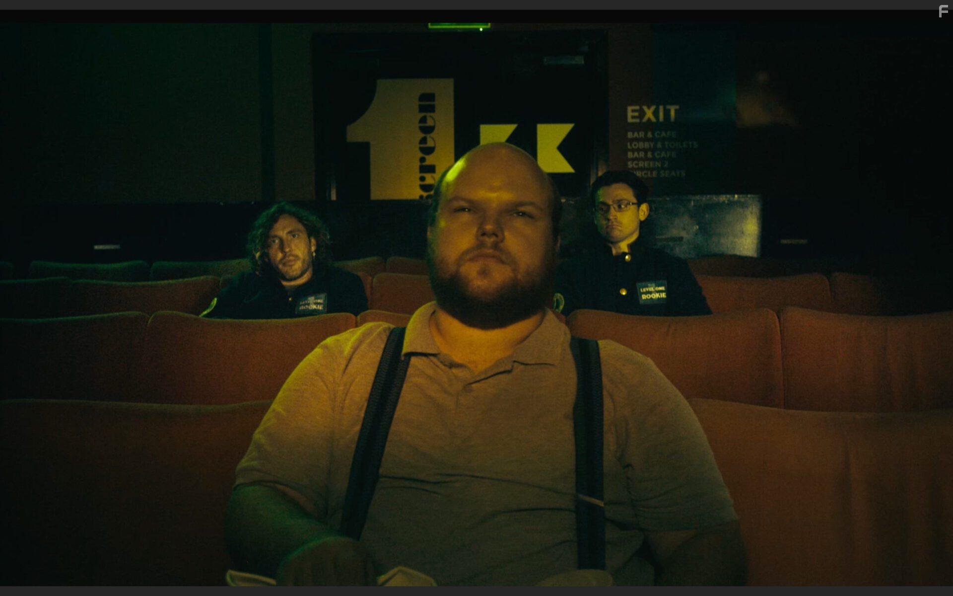 Seann Walsh and Scott Haran in The Bystanders (2022)