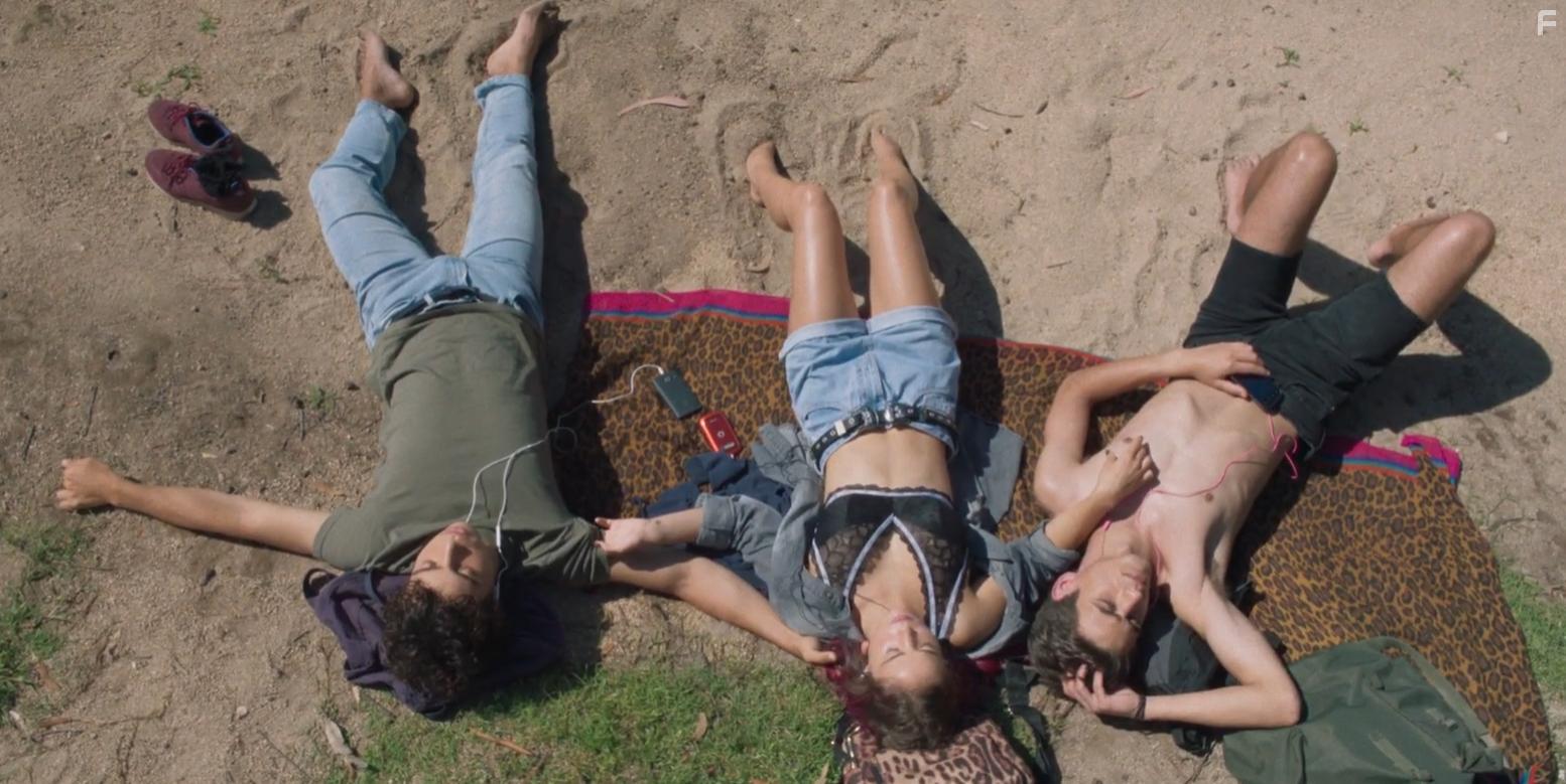 Bernardo Lobo Faria, Alba Baptista, and Miguel Amorim in Nothing Ever Happened (2022)