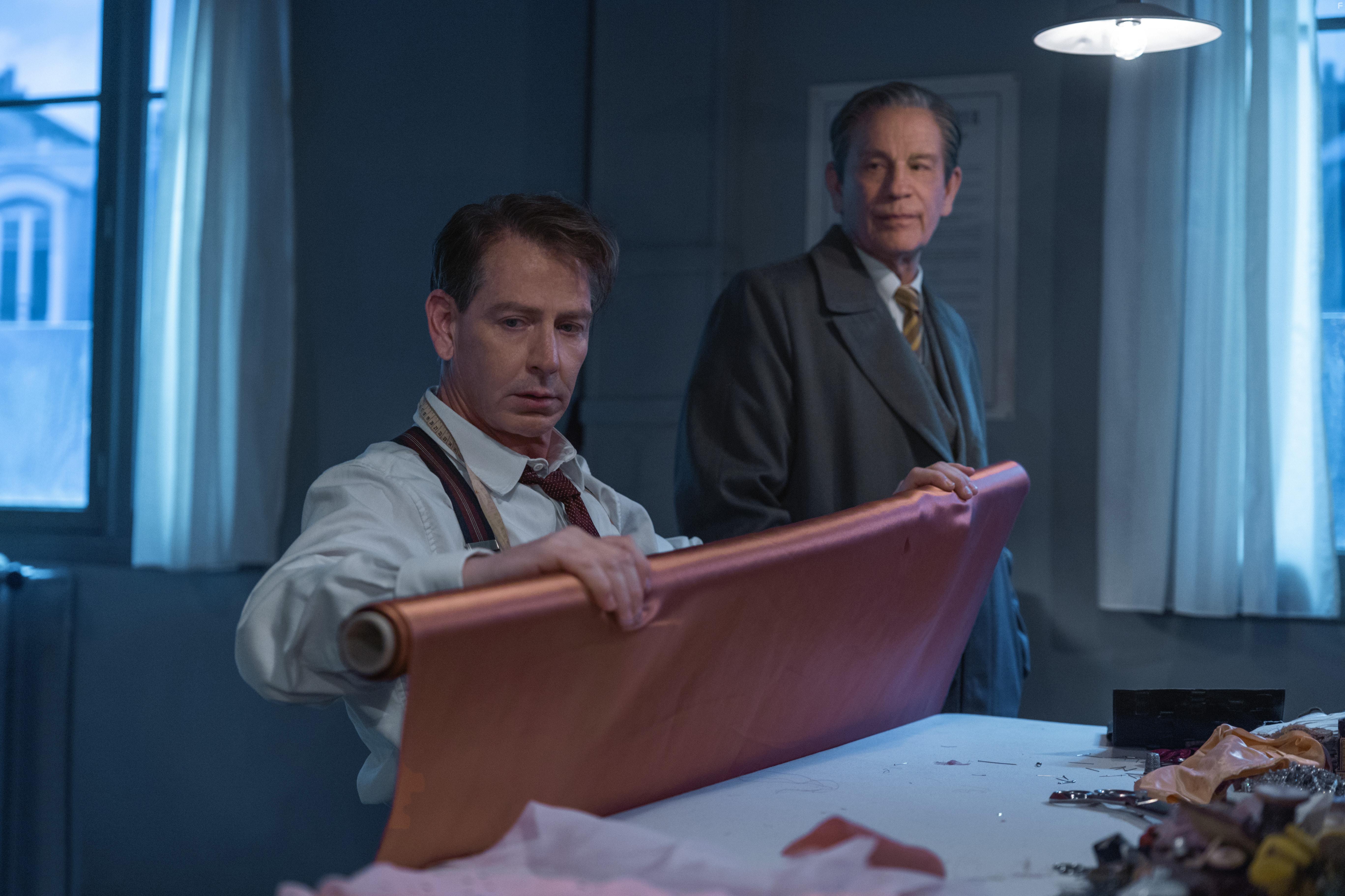 John Malkovich and Ben Mendelsohn in The New Look (2024)